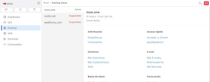 Estadísticas de consumo para tu VPN